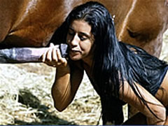 Bestiality Latin Teen Taste Horse Dick